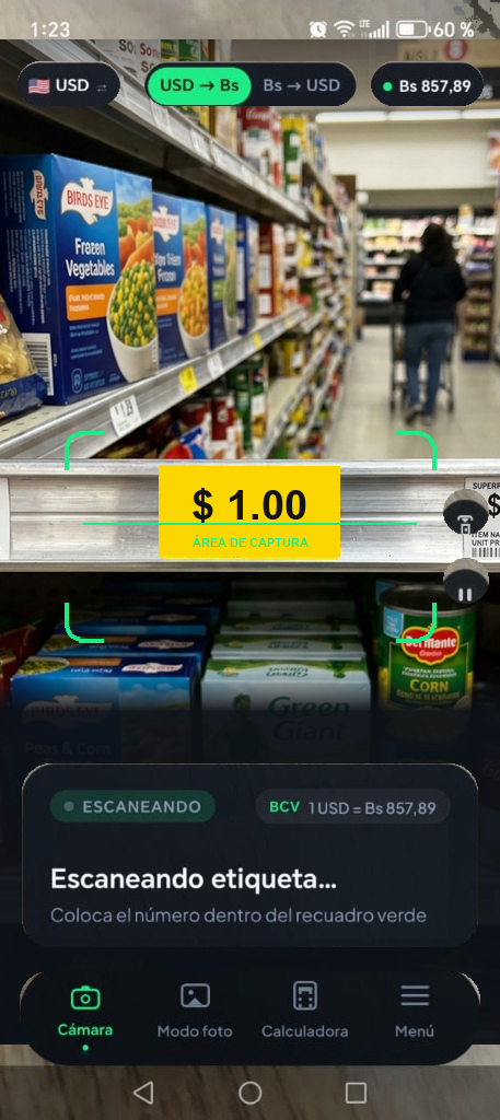 Foto Tasa - Visor de captura y escaneo inteligente